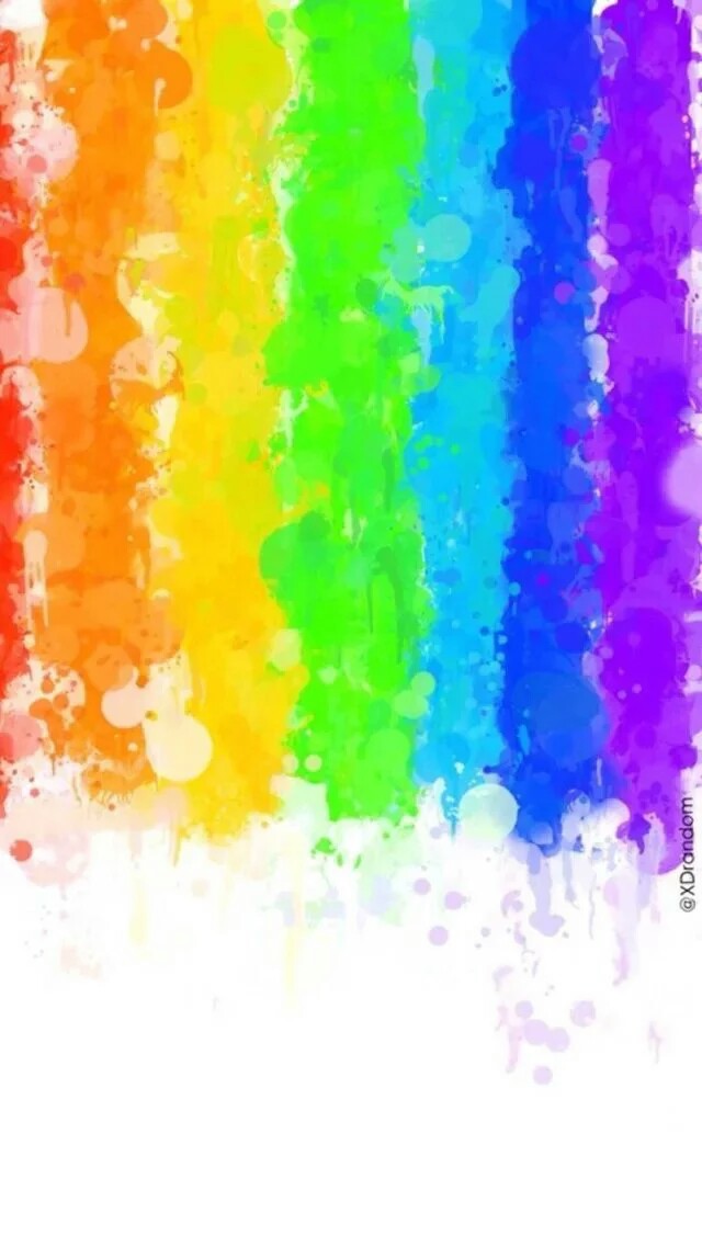 六色彩虹背景图图片