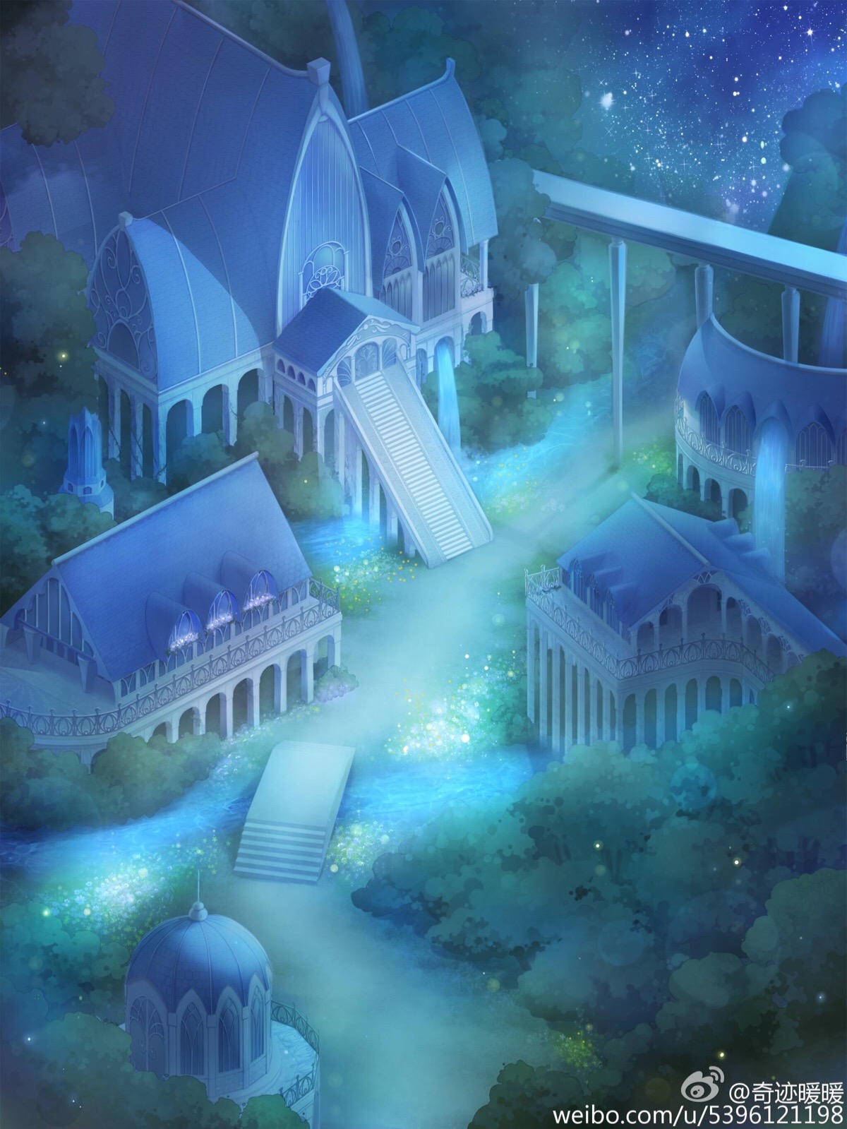 奇迹暖暖 精灵的月下舞会 活动地图