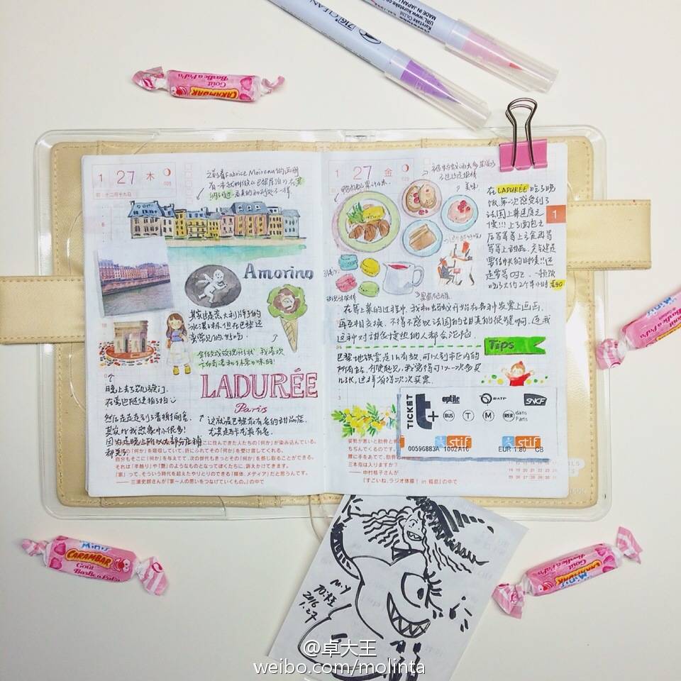 卓大王手帐排版参考
