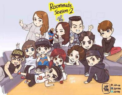 roommate jackji 王嘉尔  2 许英智 许龄智 英尔