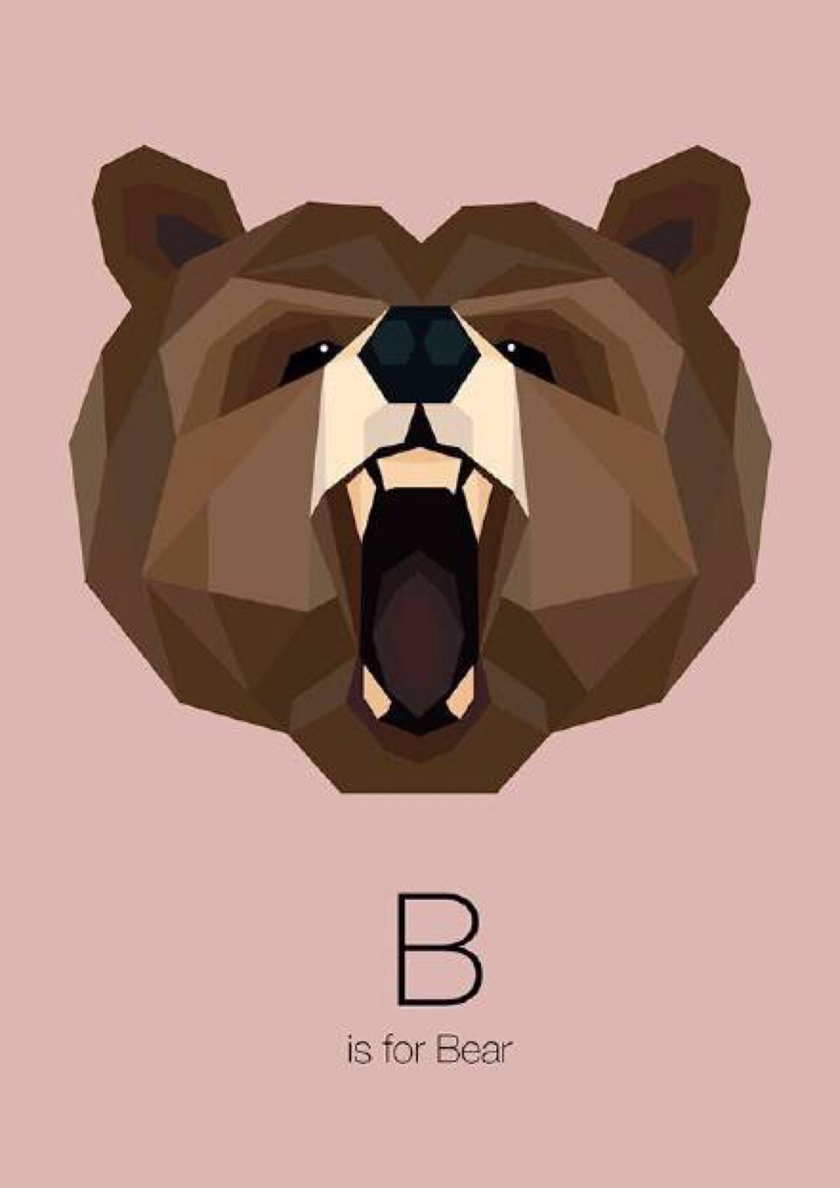 熊 几何 图源自微博 侵删