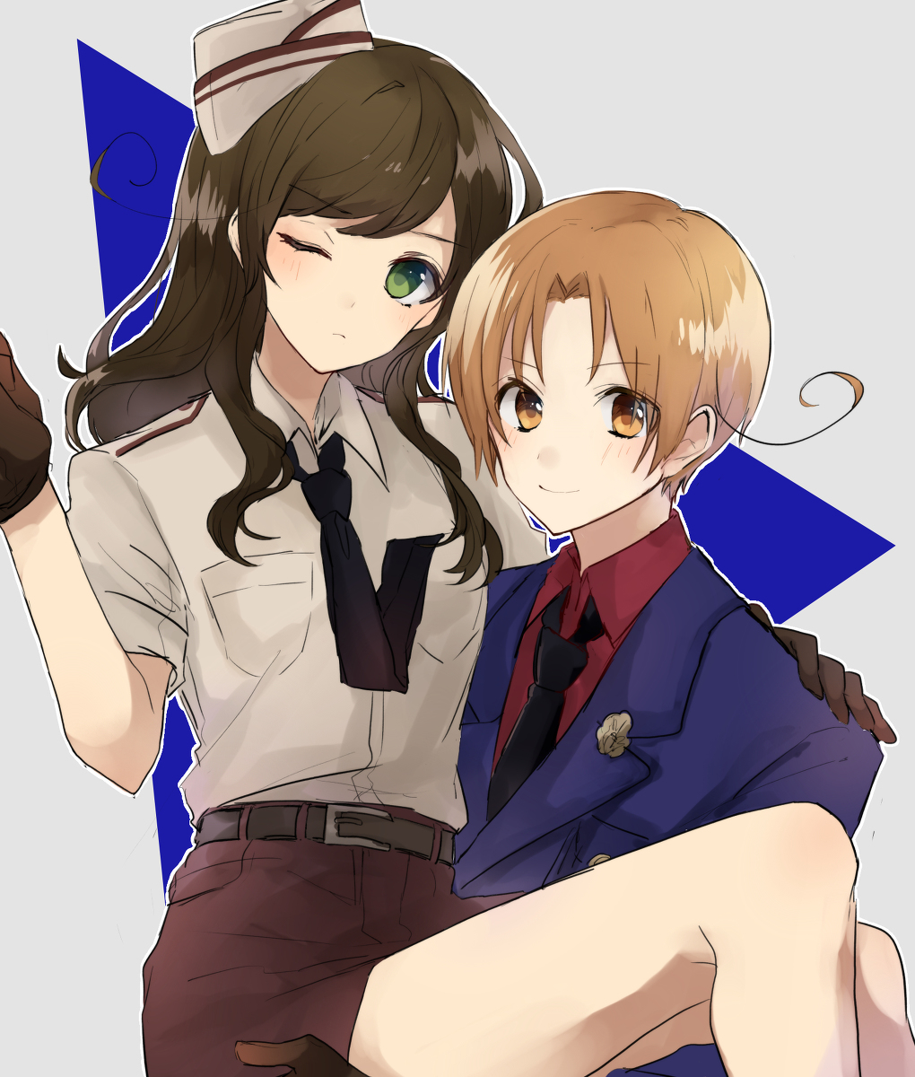 pid:55130929】伊姐弟 查瑞斯 费里西安诺 pixiv aph 黑塔利亚