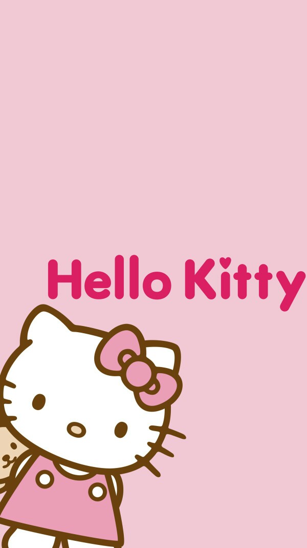 壁纸 粉色系 平铺 小清新 锁屏hellokitty