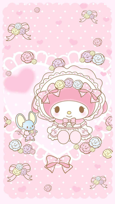 kitty猫和美乐蒂,hellokitty美乐蒂 melody 小双子星 美乐蒂 hello kitty 凯蒂猫 sanrio kitty 高清壁纸