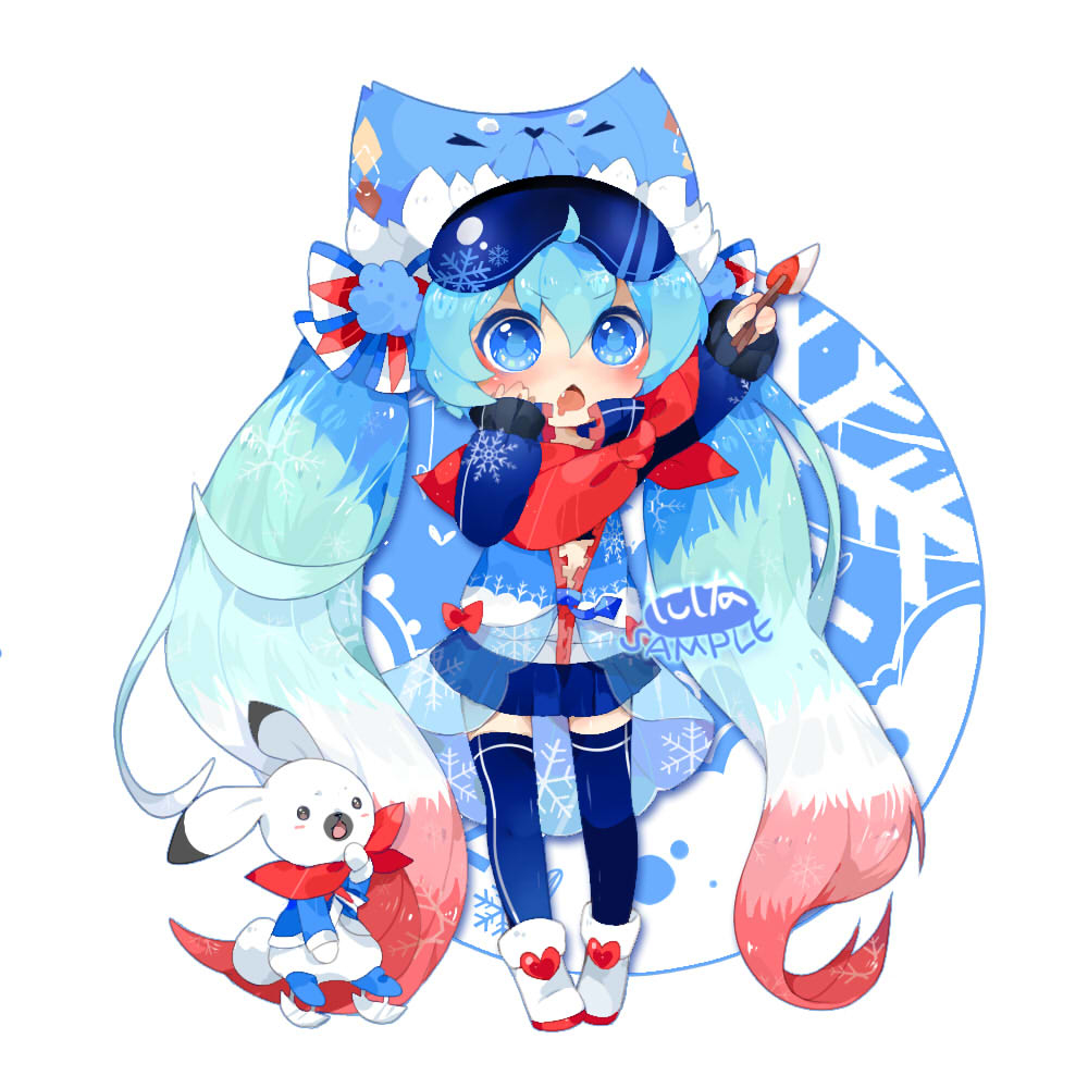 雪初音头像 二次元图片