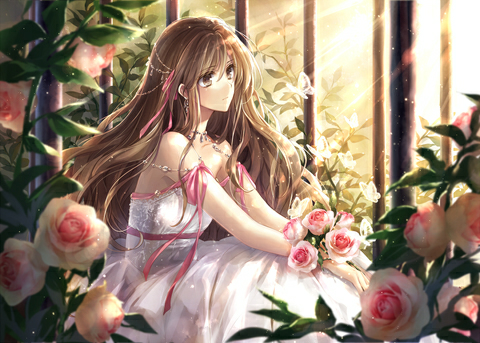 flower动漫,soul flower韩国 【疏璃】【flower and you】二次元 意境 壁纸 小清新 高清 插画 简洁