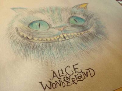 爱丽丝里面的猫怎么画图片