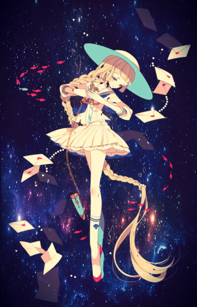 星空图片背景二次元
