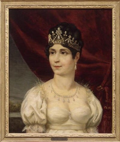 约瑟芬皇后油画图片