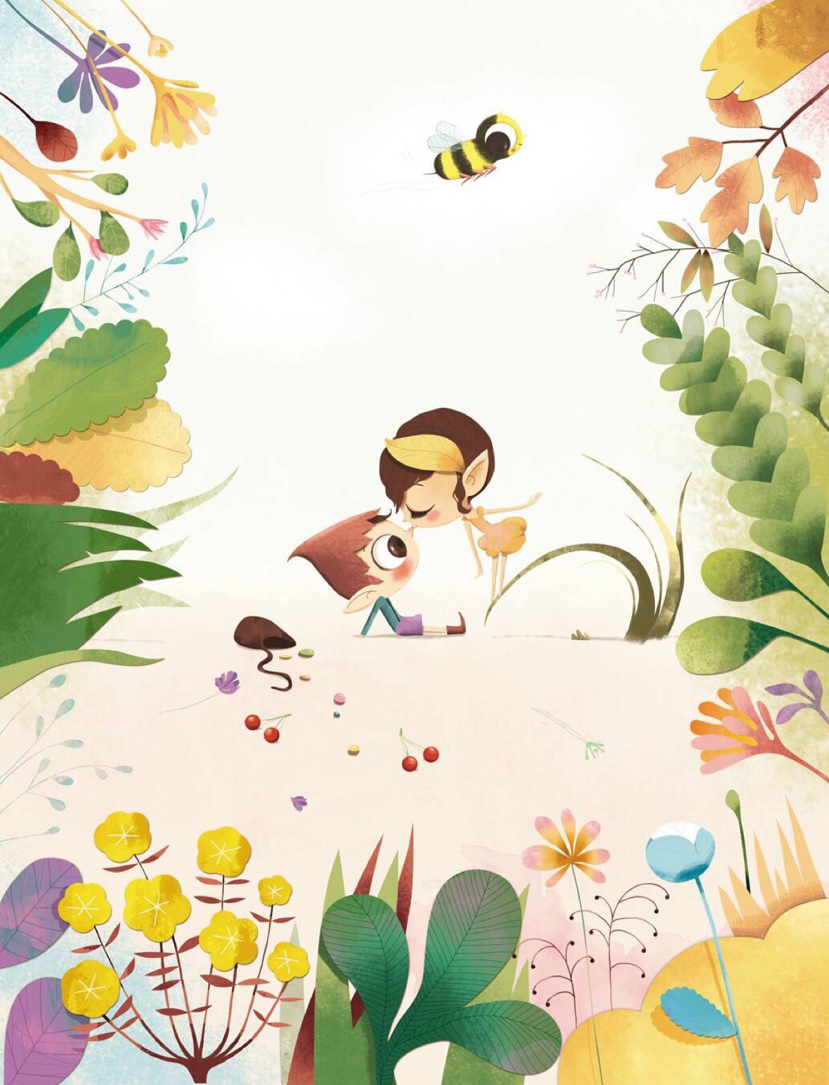 法国插画家 lucie brunellière儿插作品