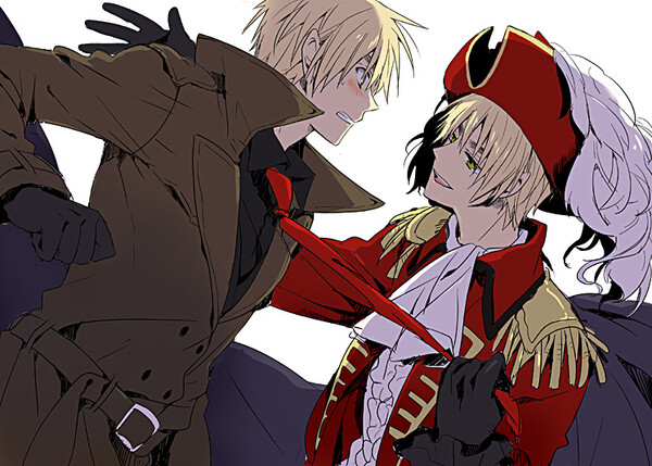 【画师id:id=33934 苍月莲 pid:9855685】英英 亚瑟 海英 pixiv aph