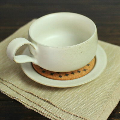 咖啡杯 无声的陶瓷杯子马克杯景德镇手工陶瓷飞形物原创设计
