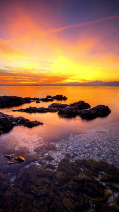 夕阳,风景壁纸