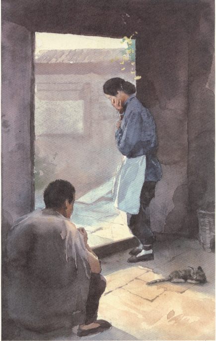 关维兴《城南旧事》插画
