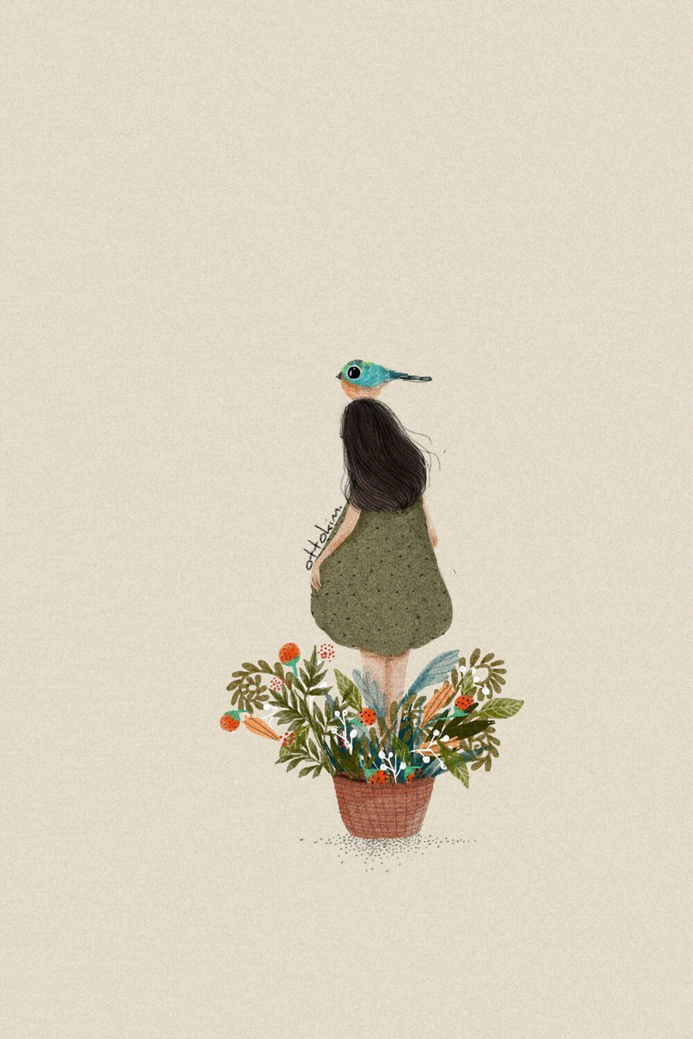 ottokim 插画 森系 文艺 童话 - 堆糖,美图壁纸兴趣社区