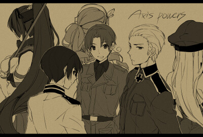 收集   点赞  评论  黑塔利亚-路德维希-把国旗画进眼睛 aph 0 4 墨