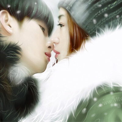 真人转手绘 明星 来自星星的你