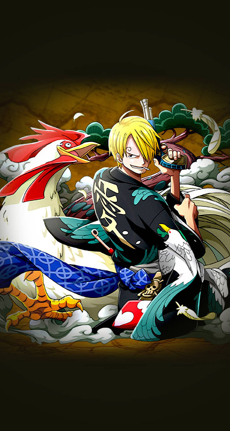 海贼王 山治高清壁纸 和服版