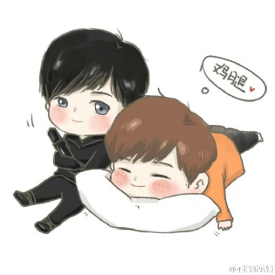 饭绘q版咩咩 杨洋