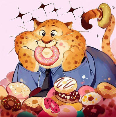 迪士尼##疯狂动物城##zootopia#世界上没有什么是一个甜甜圈解决擦怂