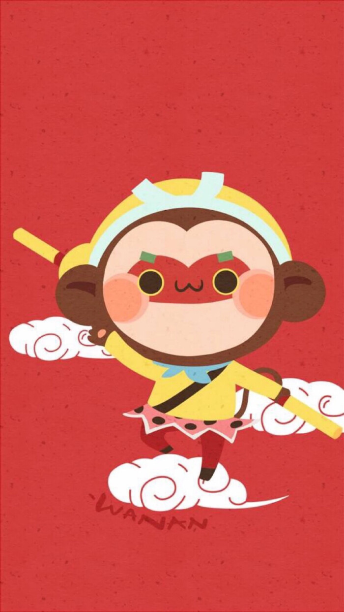 猴子卡通手机壁纸图片