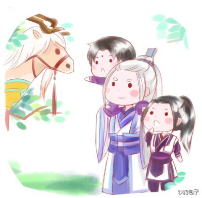 古剑奇谭一 紫胤真人 陵越 百里屠苏 绘师【-阿萂-】