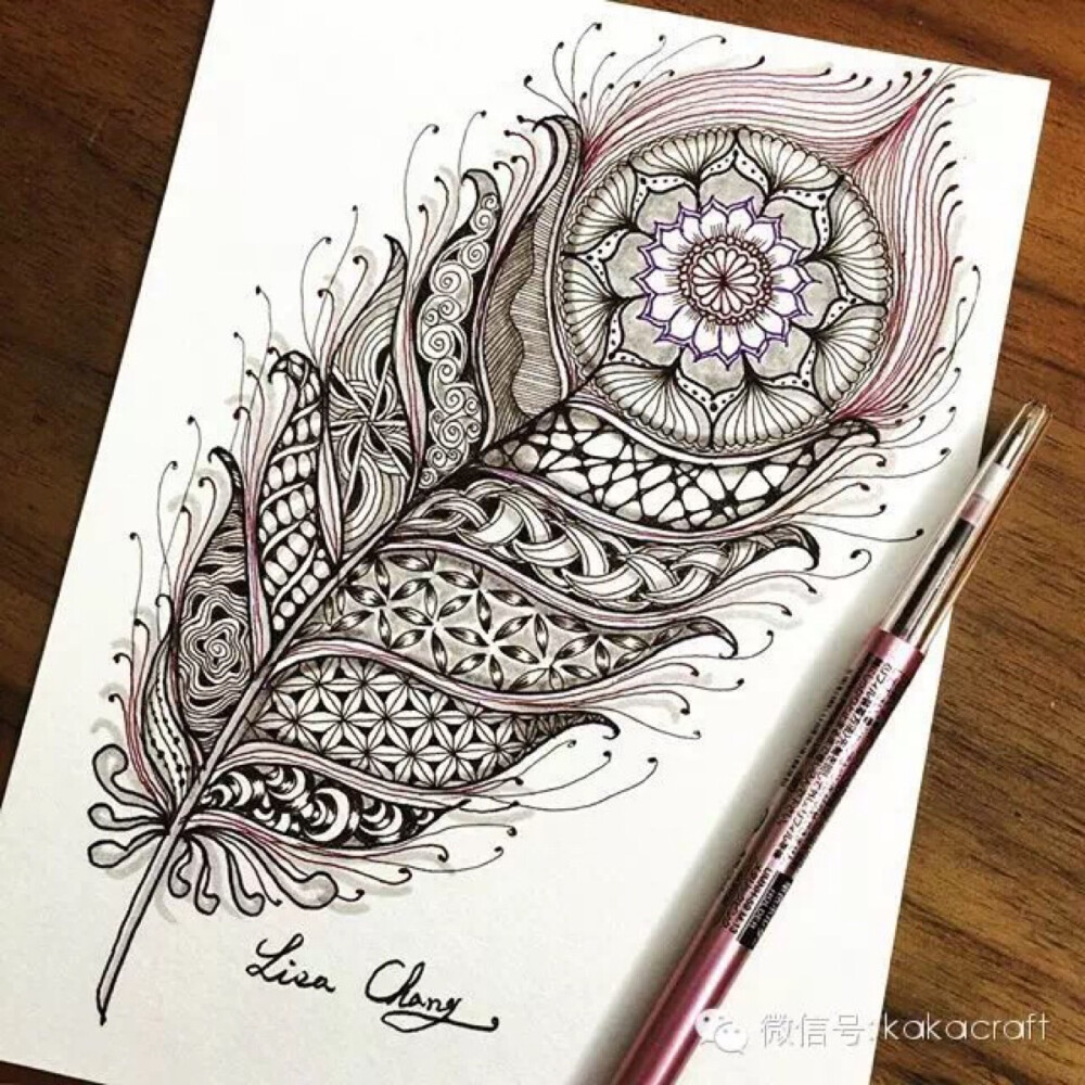 禅绕画爱好者的作品自用