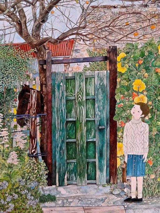 tuikawa 的绘画作品,用水彩插画表现静谧简单的美好生活,被画面所