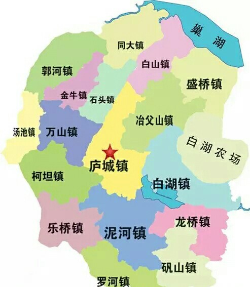 庐江县泥河镇地图图片