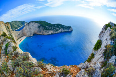 希腊的自然景观图片