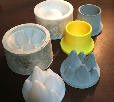 以3d打印的方式,展现缩影的地貌特征.