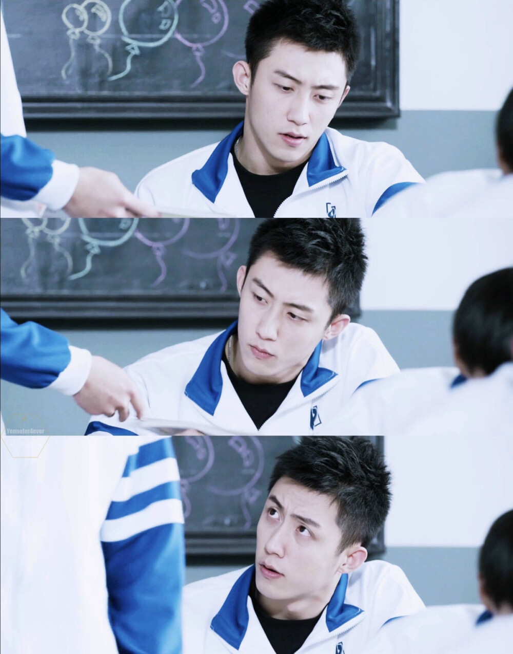 上瘾网络剧# #johnny黄景瑜# 他给所有人的耐心加起来都没有白洛因一