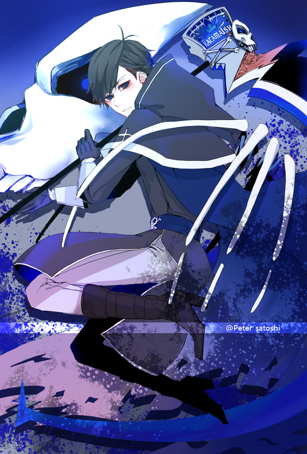 「阿松」 宗教松 カラ松死神 [pixiv画师:さとし]