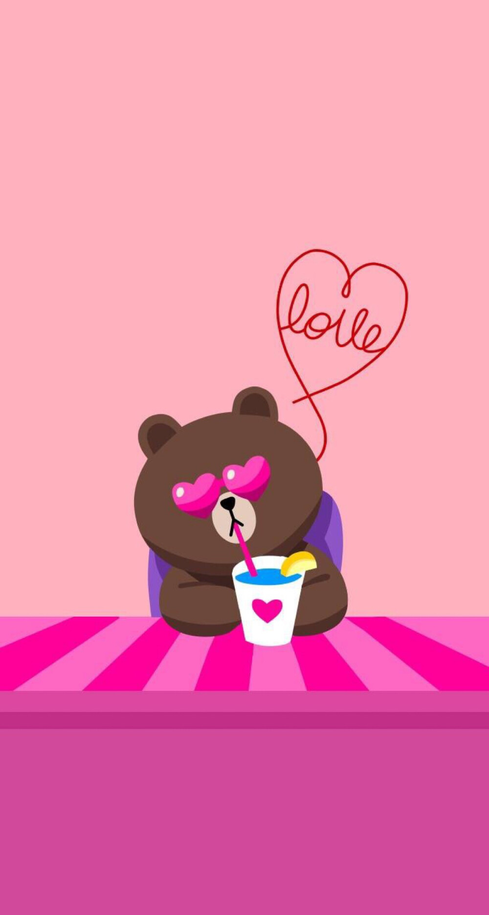 iphone 壁纸 line cony brown 可妮 布朗