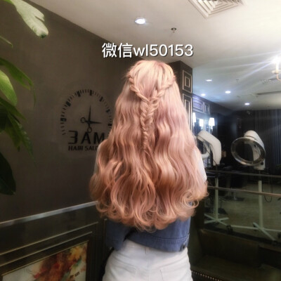 女神发型 背影杀手 挑染 无痕接发 波浪卷 水波纹 渐变色 接发 长发