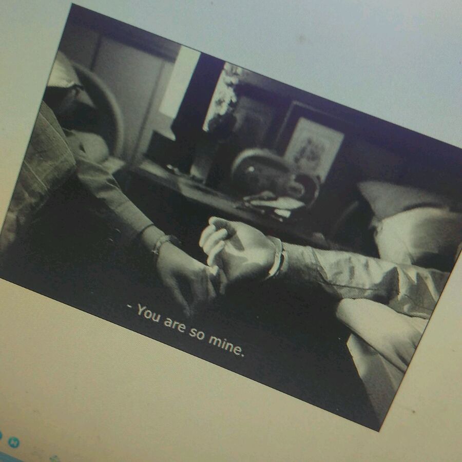 you are so mine.