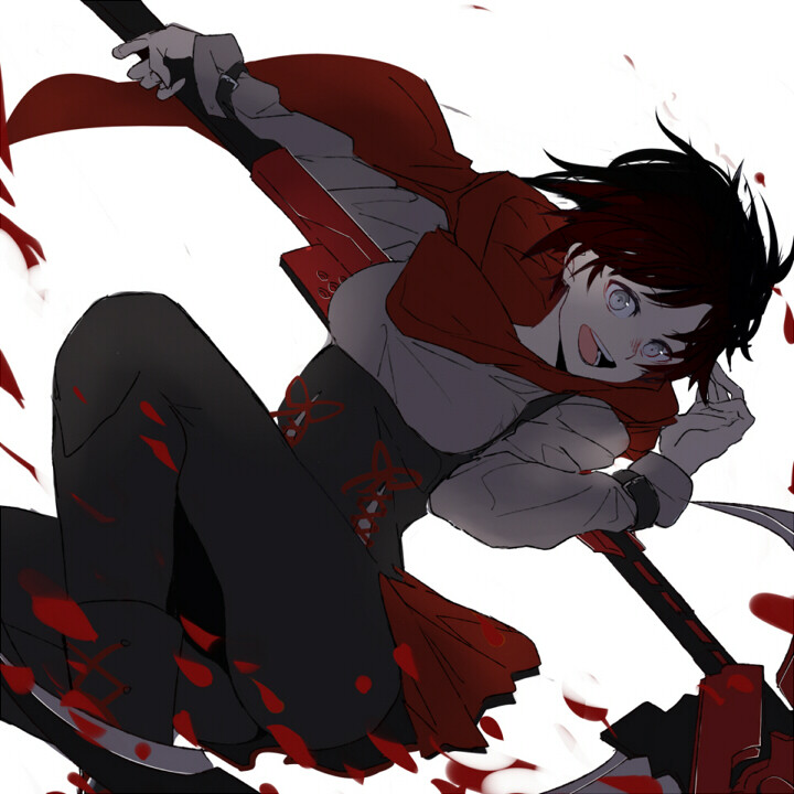 动漫插画rwby封面头像p站二次元少女画师esu