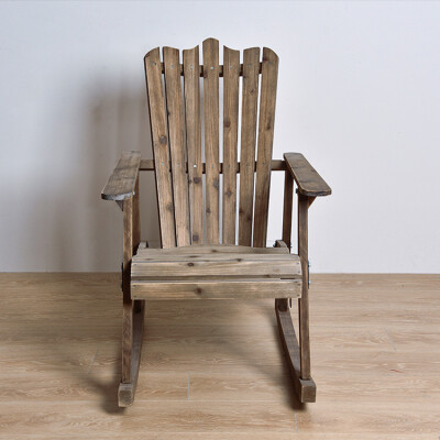 美式乡村风格实木摇椅,简单实用,实木制作,结实耐用
