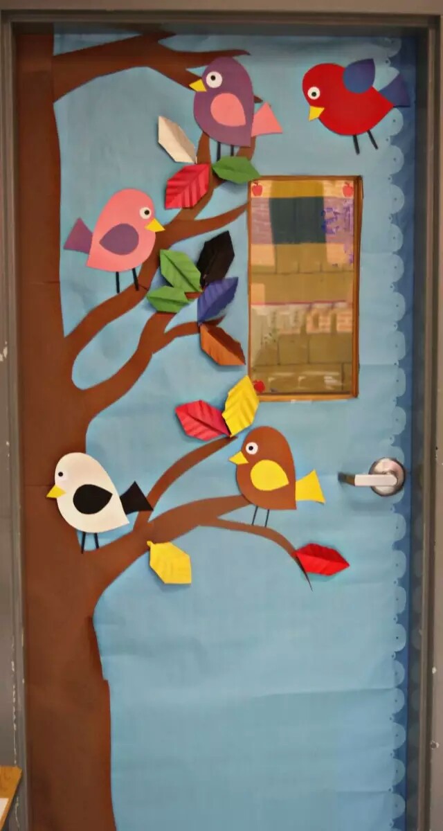 幼儿园门框装饰可爱图片
