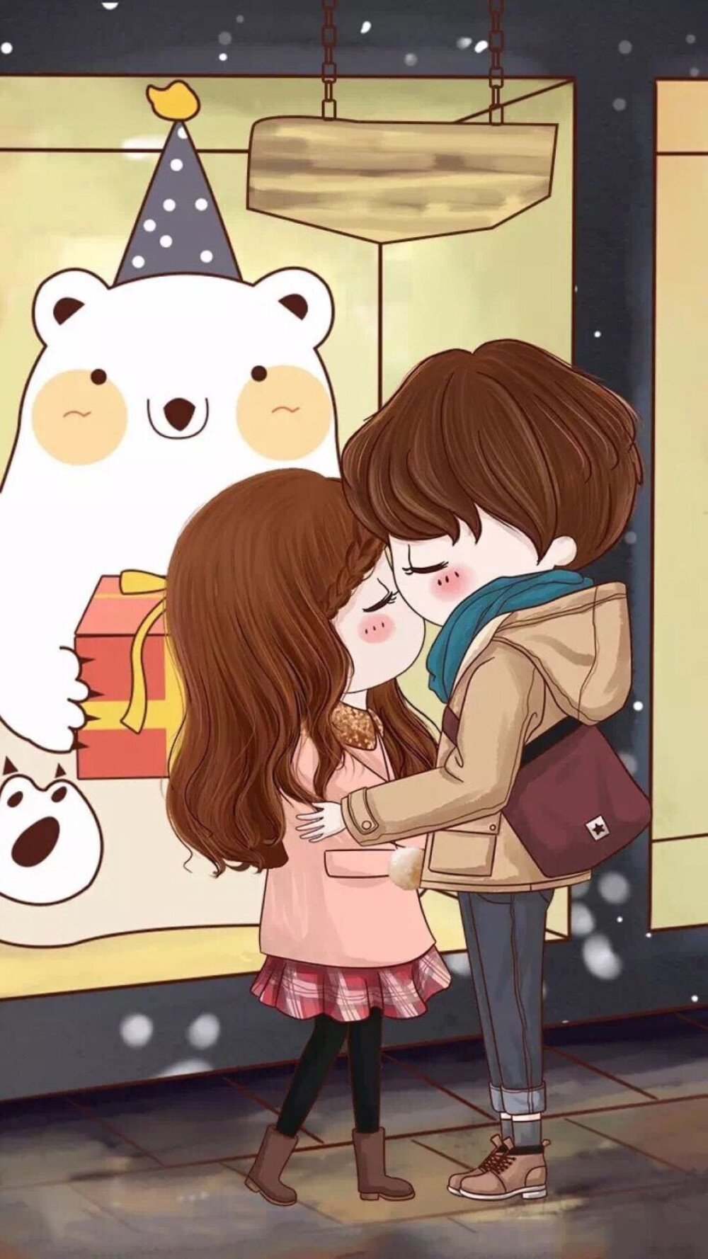 小薇的世界光插画壁纸