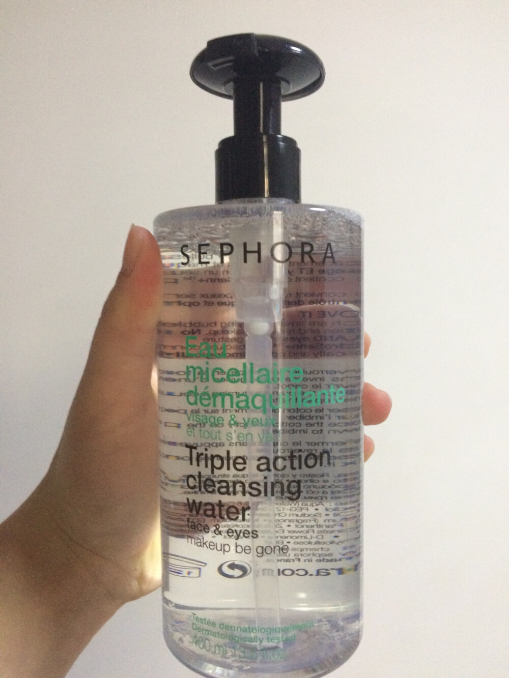 丝芙兰的卸妆水大瓶又好用回购