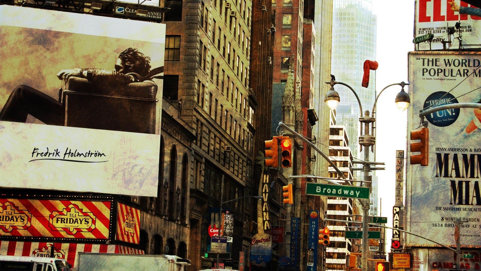 纽约街头壁纸图片