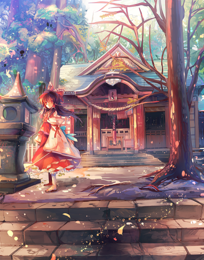 东方幻想乡 ~ lotus land story 【pixiv画师:kirero,id:35490】