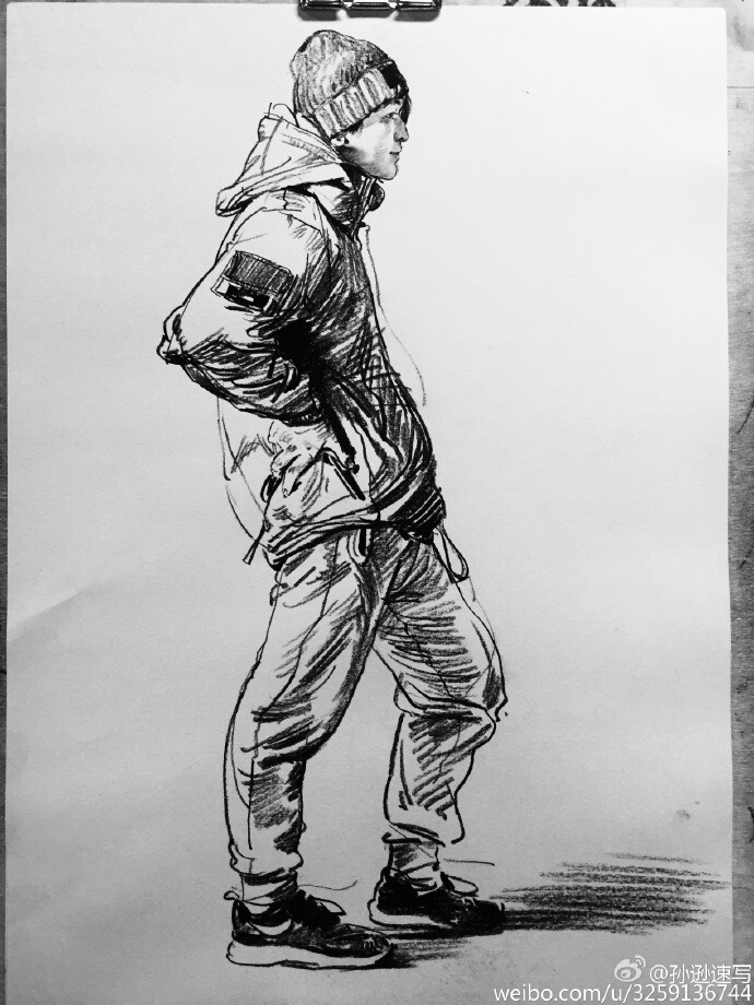 孙逊速写