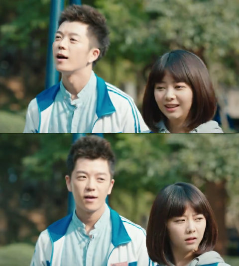 《最好的我们》耿耿(谭松韵),路星河(王栎鑫).