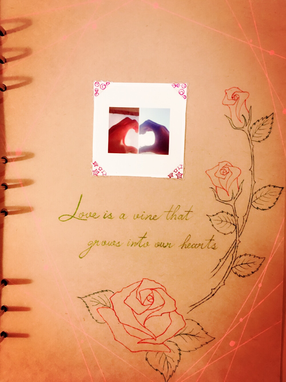 diy相册 手绘内页