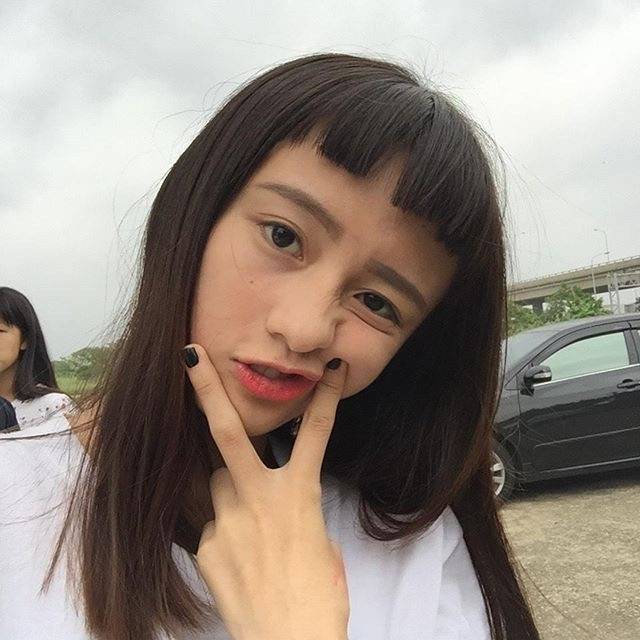 女生头像 韩国 韩系 搞怪 二次元刘海 欧巴丁