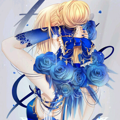 美少女 fate/zero saber 暖色调 小清新 梦幻 意境 闺蜜头像 自截头像