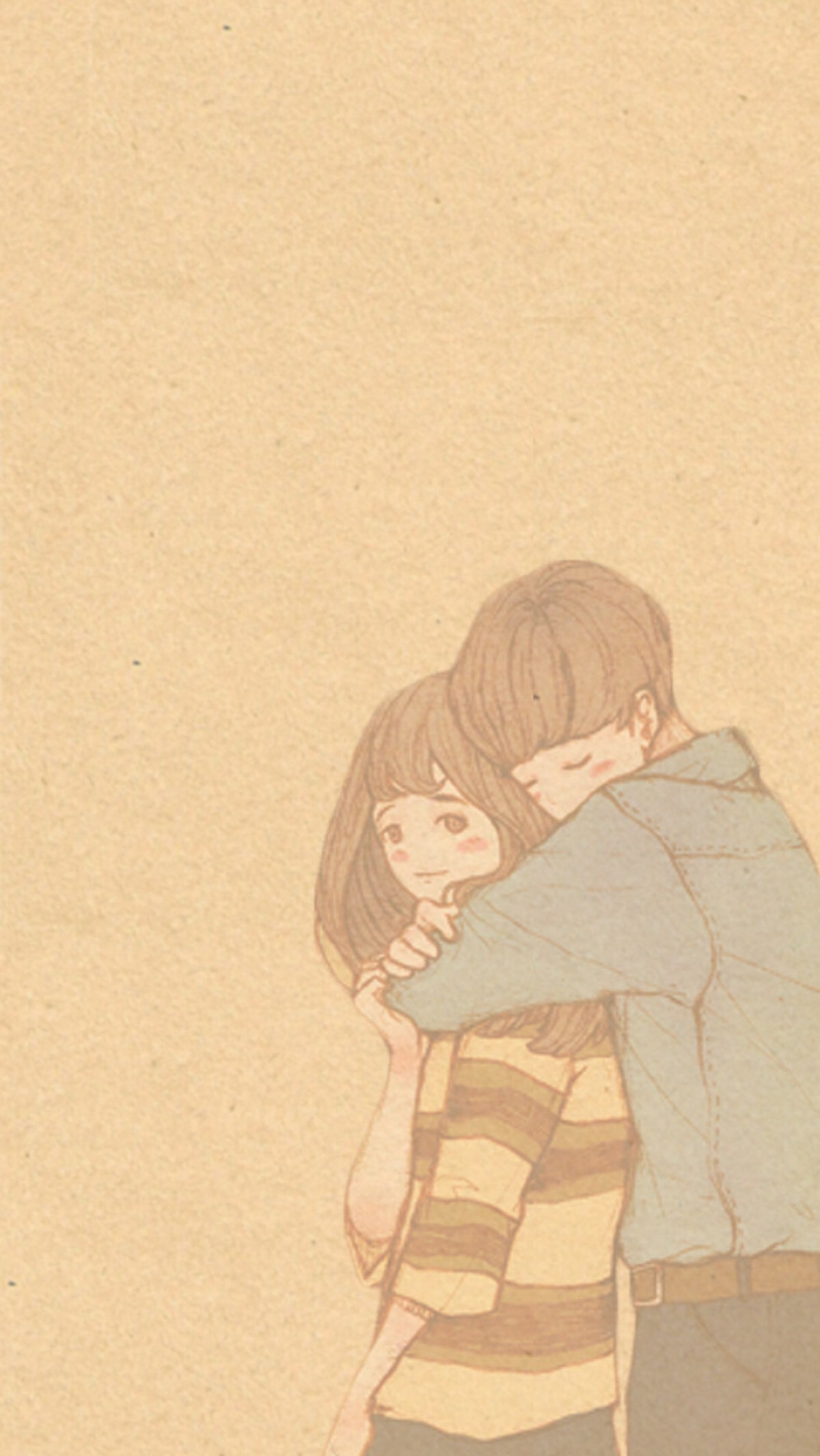 主题套图 主屏锁屏 壁纸 插画 情侣