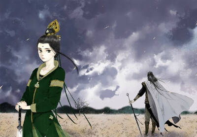 夏达手绘国漫《长歌行 永宁公主 李长歌:聪明的女人是让人又敬又爱